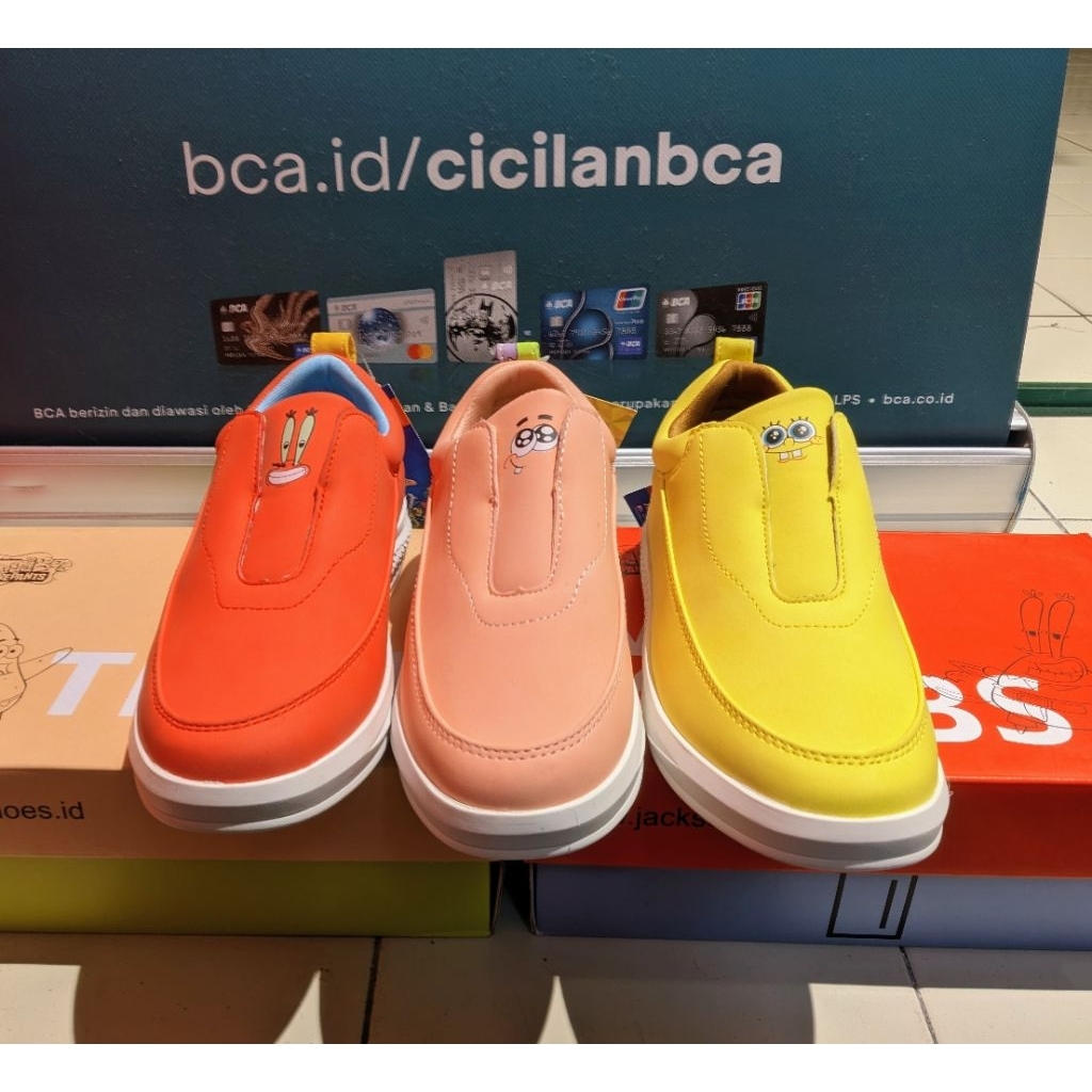 Sepatu Sneakers Jackson Kids X Spongebob Original