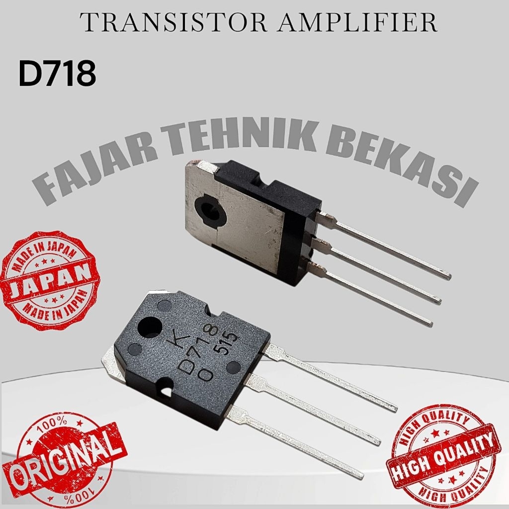 TR TRANSISTOR FINAL D718 - D 718 ORIGINAL