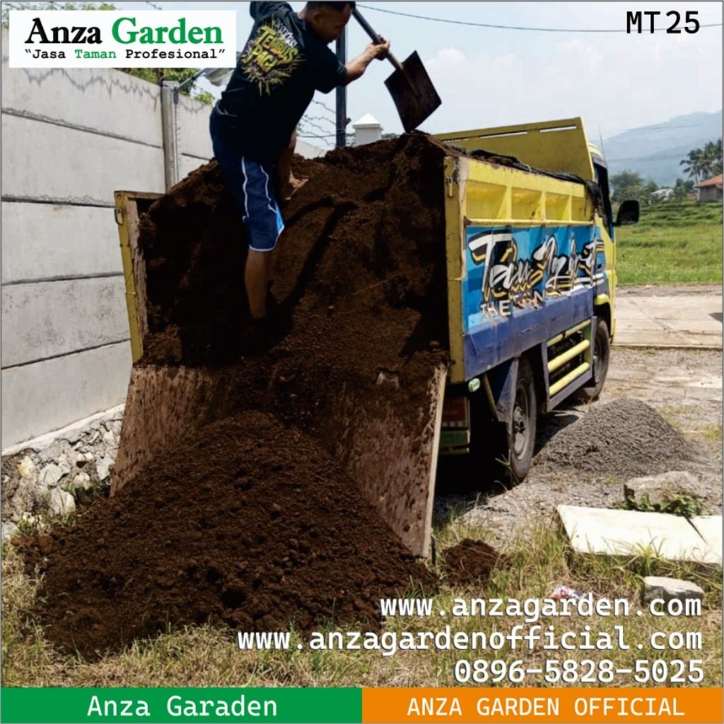 Tanah Lembang Kirim Ke BANDUNG KABUPATEN | Warna COKLAT GELAP | Truk Engkel Muatan 4 Meter Kubik | A