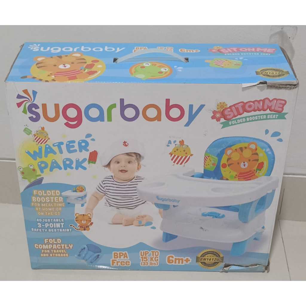 Booster Seat Sugar Baby Sit On Me Folded Booster Seat (Preloved) Like New
