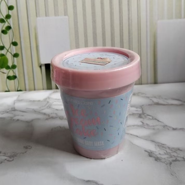 Ice Cream Body Mask Bleanching syahilacare
