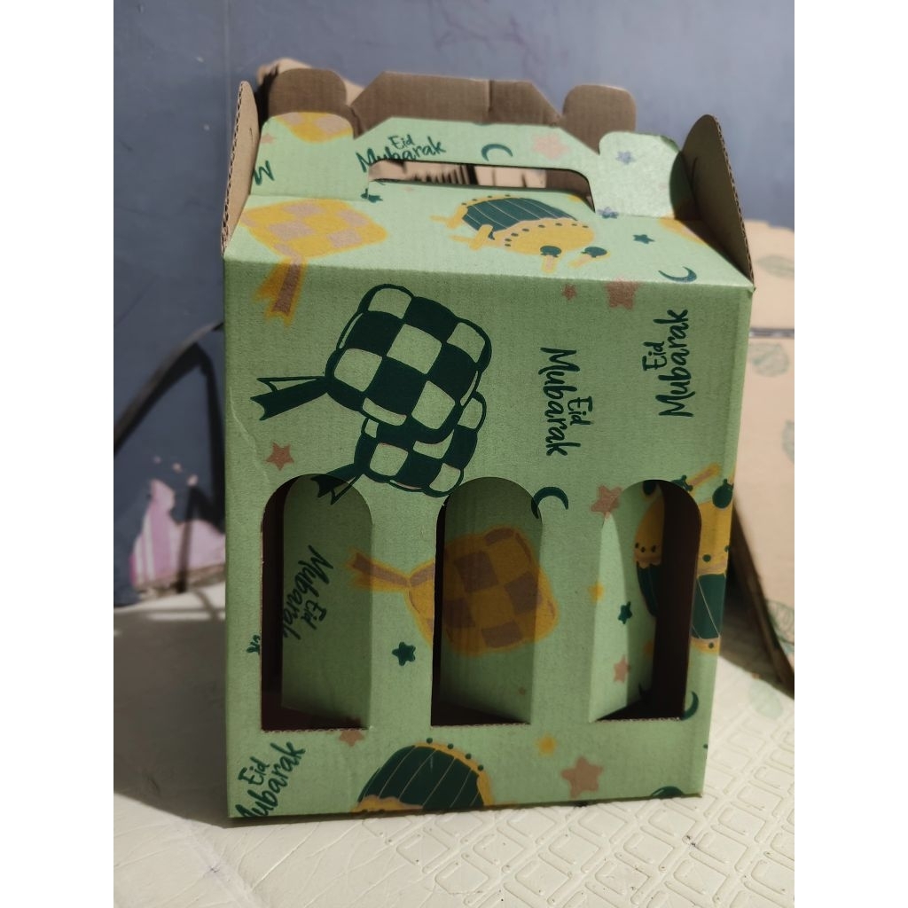 box hamper botol 250ml isi 6 botol