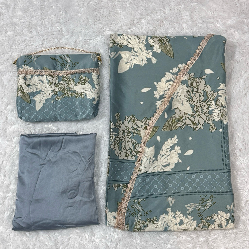 mukena silk premium 2in1 / mukena silky premium / mukena silk / mukena silky