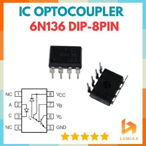 6N136 6N 136 6n136 6n 136 Optocoupler Opto-isolator Isolators DIP-8PIN