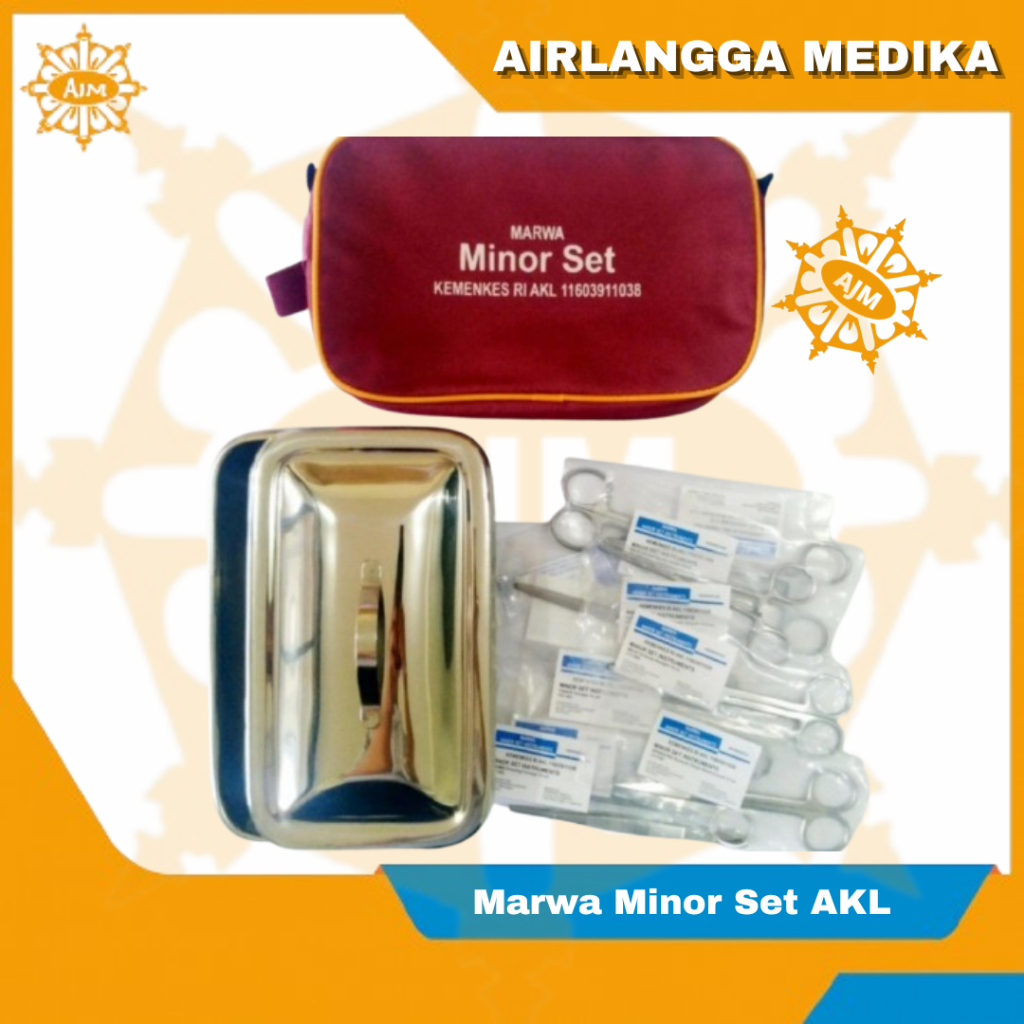 MARWA Minor Set AKL / Instrumen Set Bedah Minor