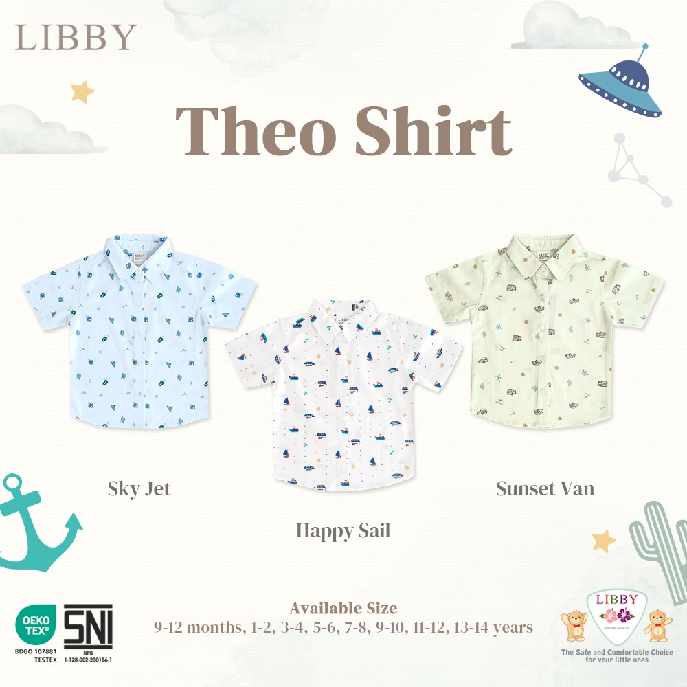 Libby | Kemeja Anak Laki Laki | Hem Anak Laki Laki | Ethan Shirt | Theo Shirt
