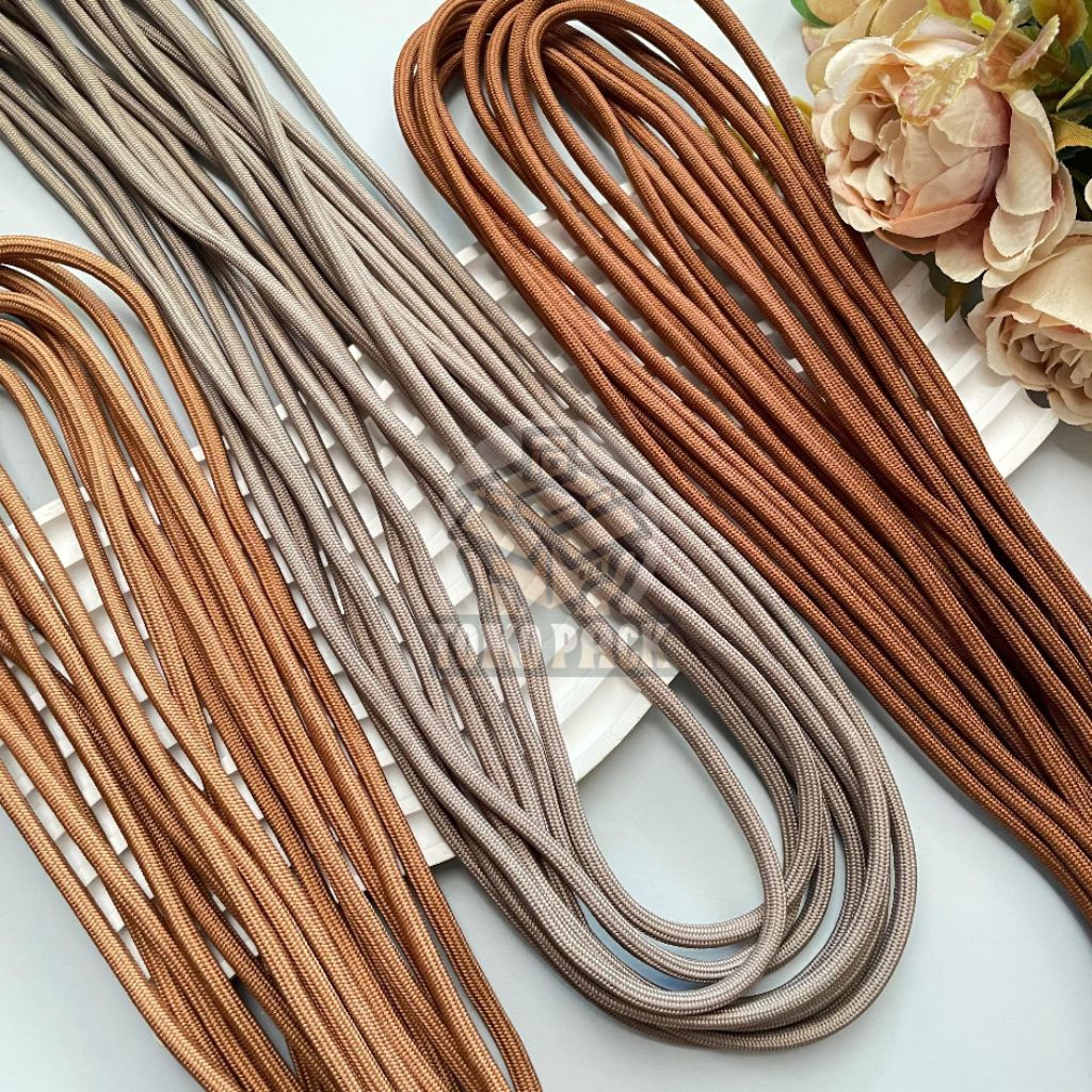 (Ready) Tali Paracord Import 4Mm/Tali Paracord Tali Bahan Diy/Tali Paracord Polos/Permeter / Tali