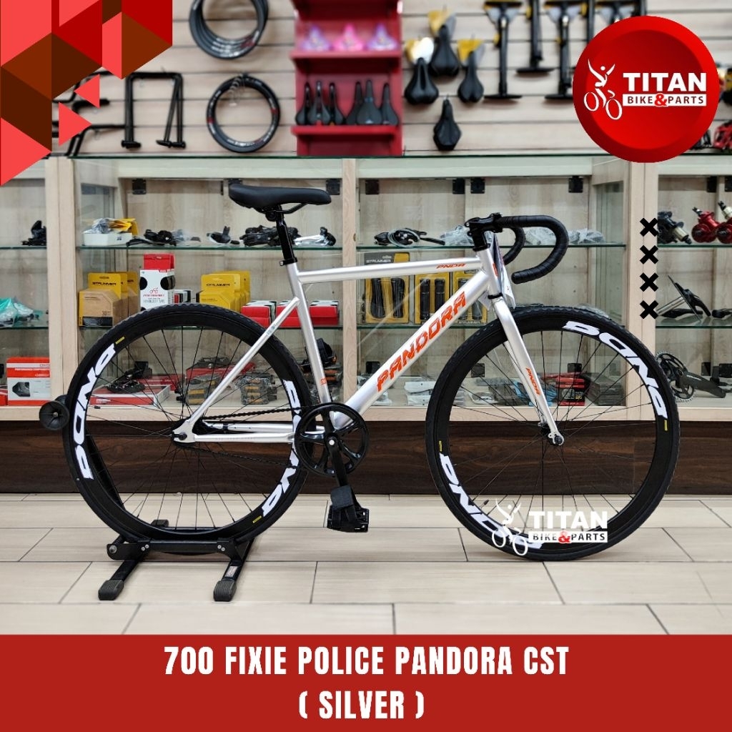 SEPEDA 700 FIXIE POLICE PANDORA CST