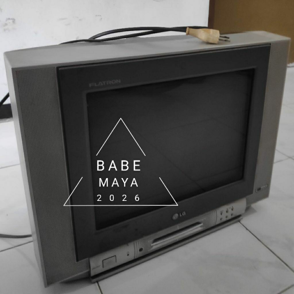 Preloved TV tabung LG Flatron 14 inch bekas