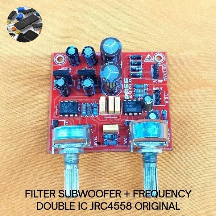 Modul / Kit Filter Subwoofer Double IC JRC4558