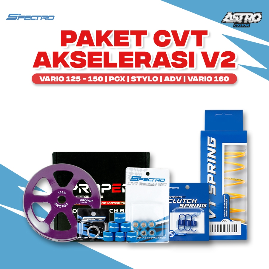 Upgrade CVT V2 Astro Vario 125 Vario 150 Vario 160 PCX ADV 150 160 STYLO 160 Mangkok Ganda Proper Ro