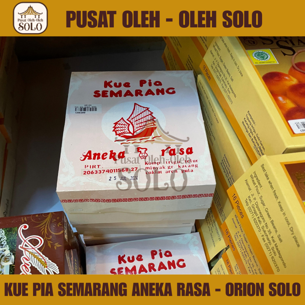 Kue Pia Semarang Aneka Rasa - Orion Solo