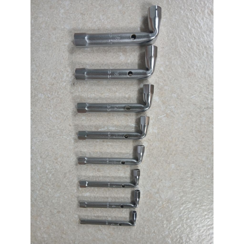 facom - kunci double box set (8pcs) - second