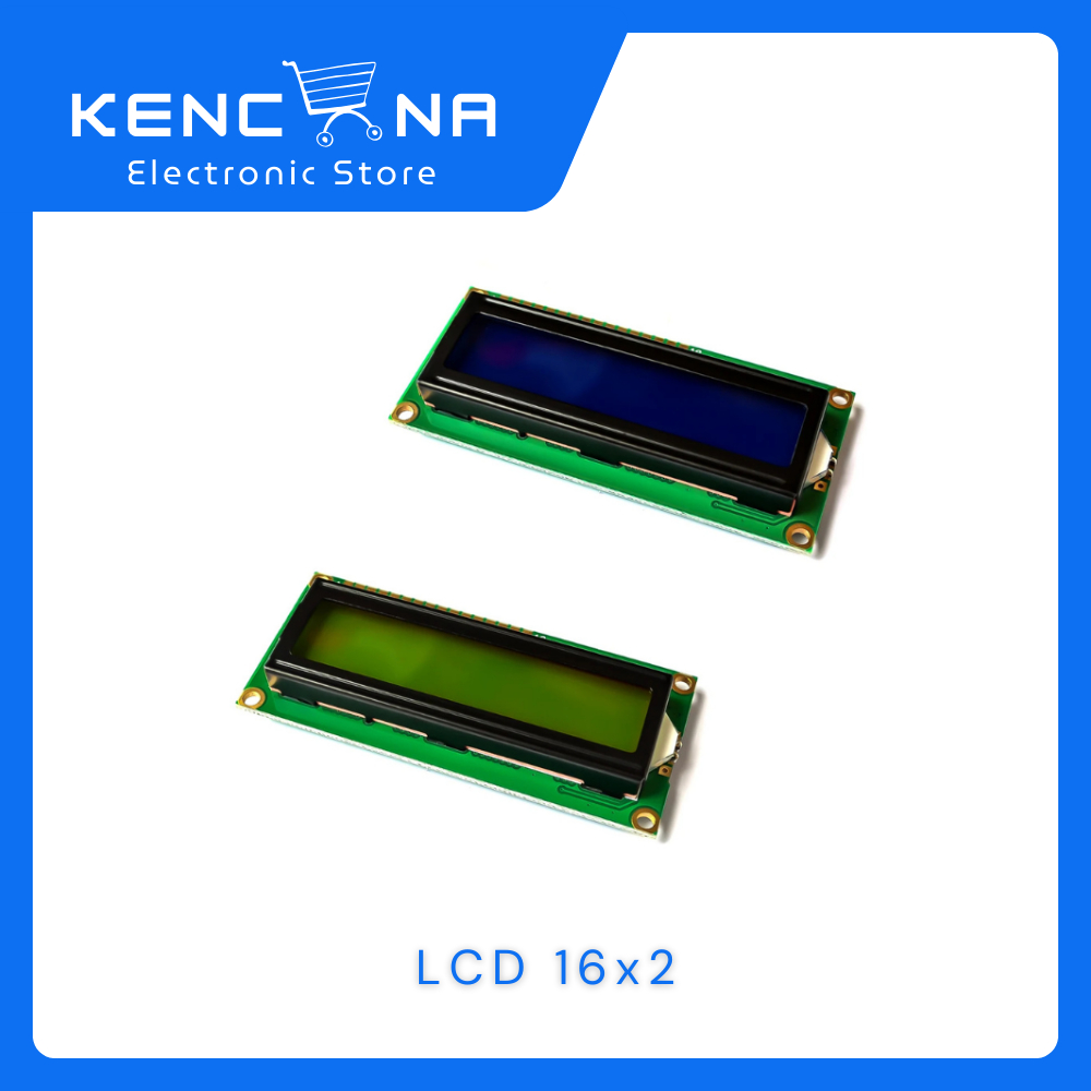 LCD 16x2 5V Hijau-Kuning Biru-Hijau