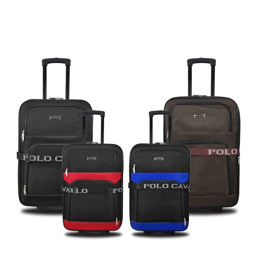 PROMO KOPER 20 inch KAIN POLO RODA 2 (model random)ORIGINAL 5 WARNA PG001,KOPER TRAVELLING BISA COD