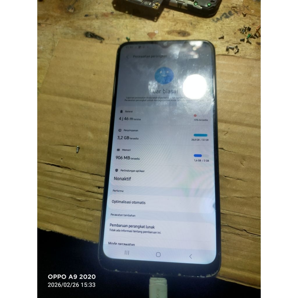 LCD SAMSUNG A03 ORIGINAL COPOTAN