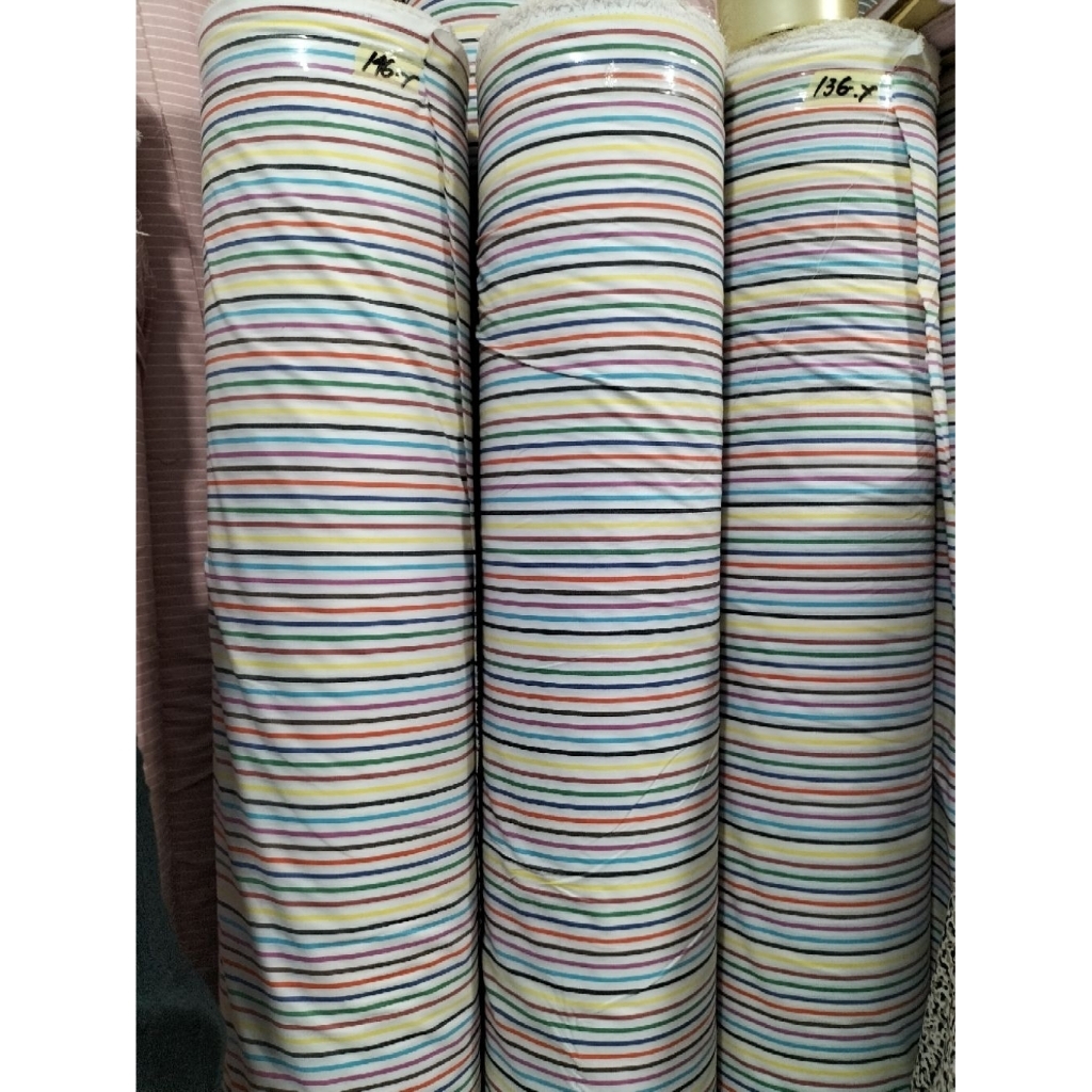 kain katun poplin tc salur,kain katun salur CVC,kain poplin salur murah,kain salur terlaris
