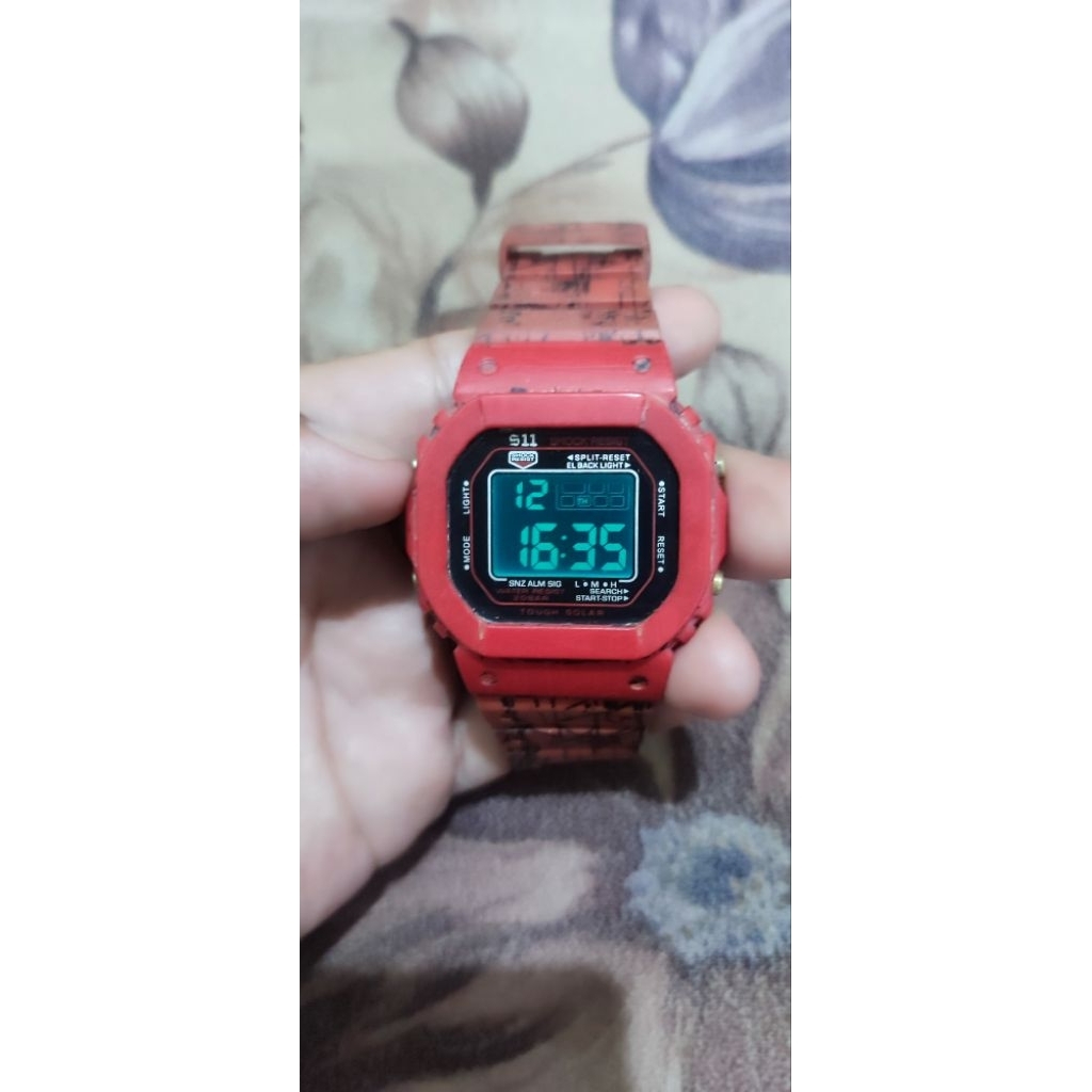 jam tangan second digital