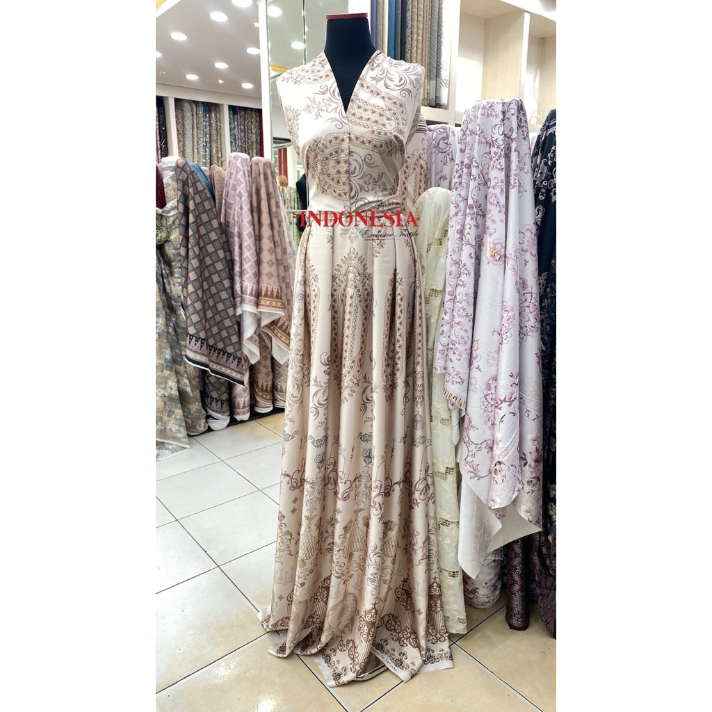 Kain Viralia Silk/Silk motif/Silk print/Dress motif/Dress print/Baju kurung motif/Baju kurung print/