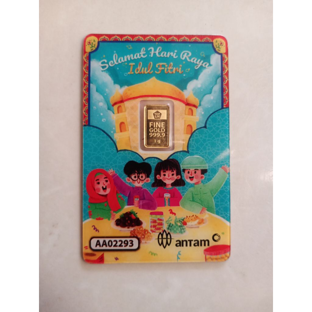 LM Antam 1 gram edisi lebaran