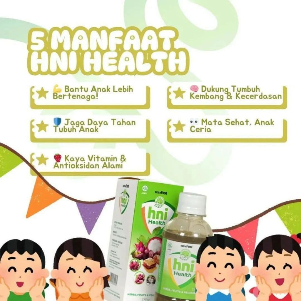 Extra Food HNI Health 250 ML -  Tubuh, Aman untuk Anak