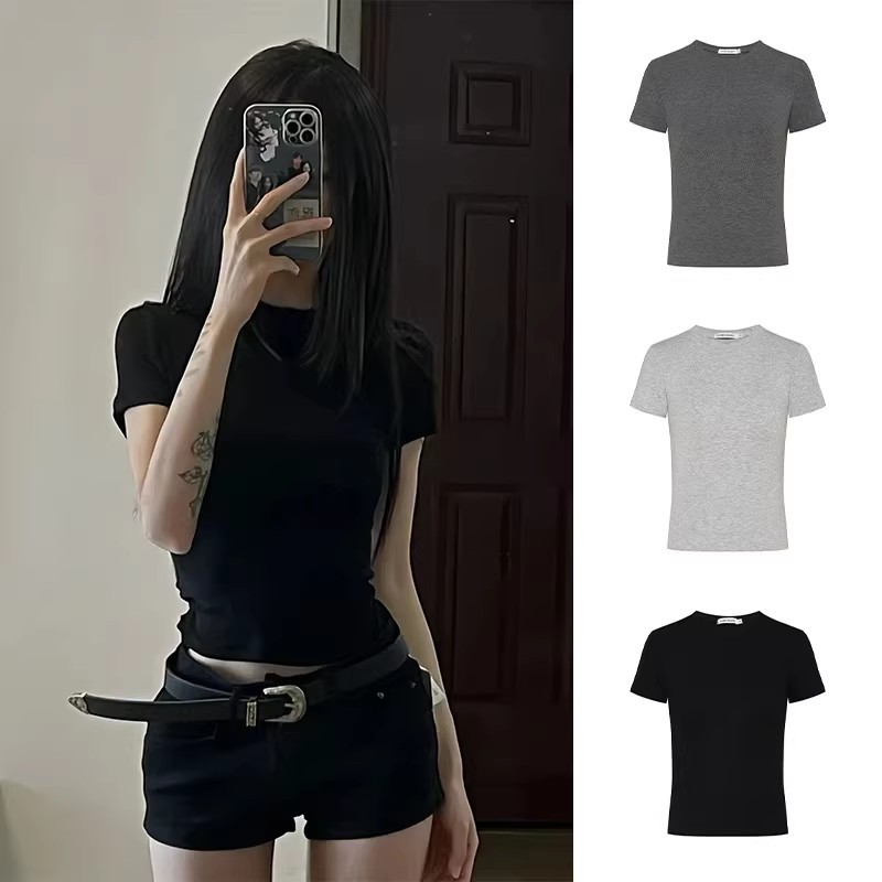 Kaos Basic Wanita Katun Polyester HULM