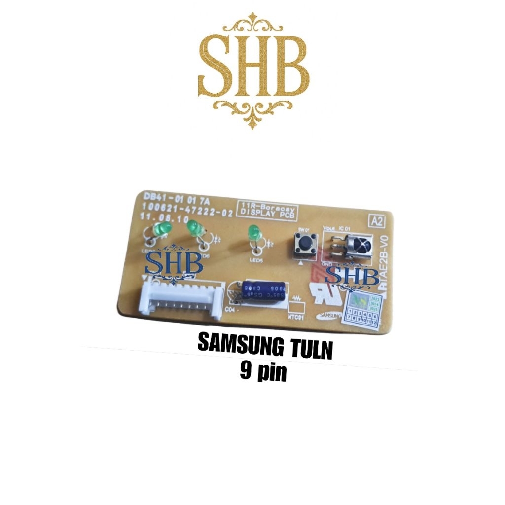 PCB sensor remote AC samsung TULN  9 pin - Receiver AC samsung soket 9 - Modul sensor remot AC samsu