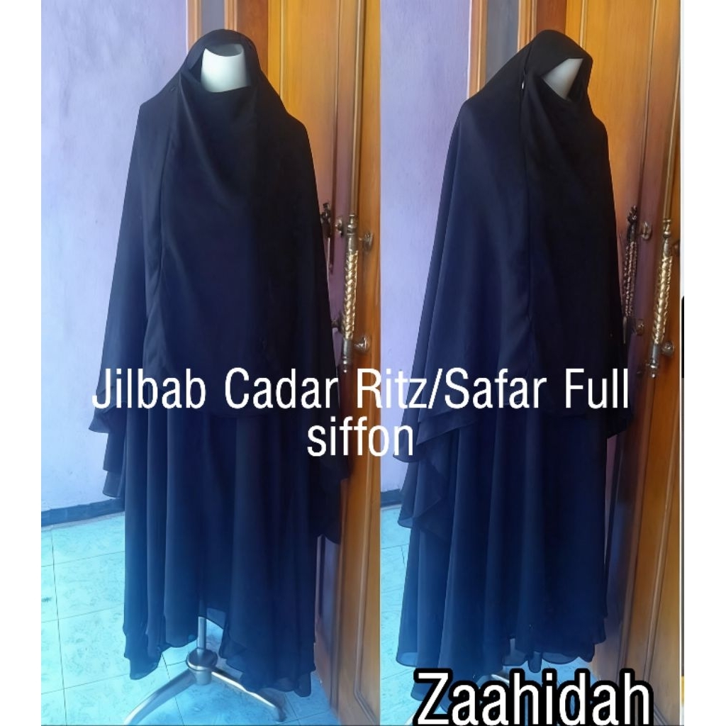 Jilbab Cadar Ritz Safar Full Siffon silk