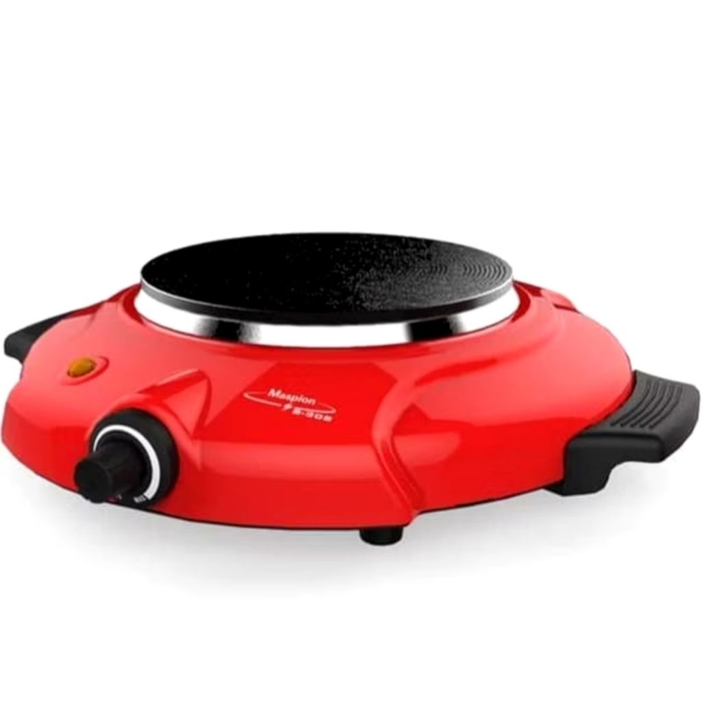 MASPION S-302 Kompor Elektrik Electric Stove Kompor Listrik Portable - Watt Kecil 300W-600W Anti Len
