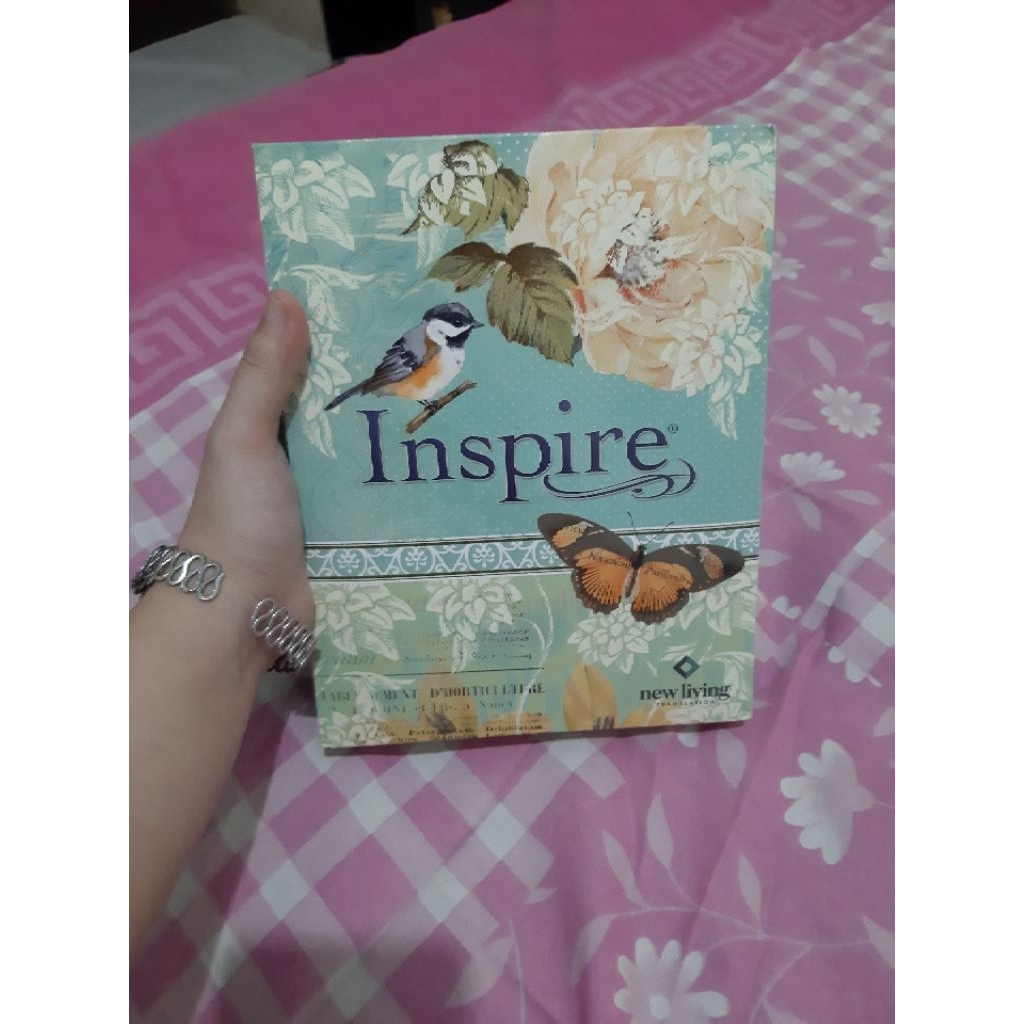 Inspire Bible / Alkitab Jurnal / Bible Journal Bahasa Inggris NLT