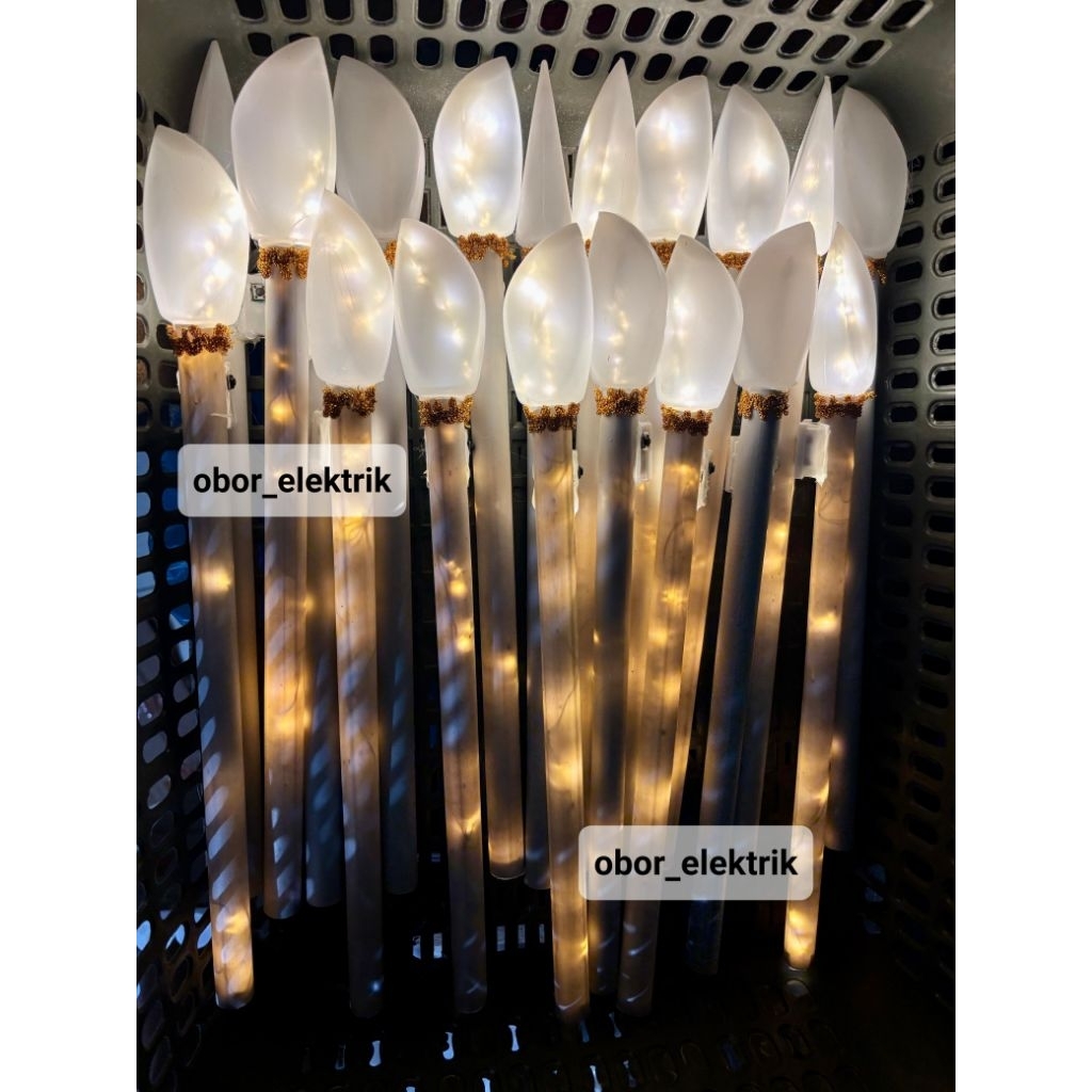 obor elektrik/obor led/obor pawai takbiran/obor modern/obor karnaval/mainan anak/lampu obor/lampu le