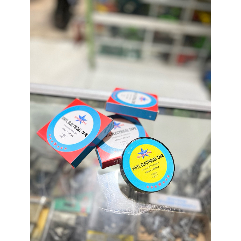 isolasi listrik hitam seven star 15mmx20Y