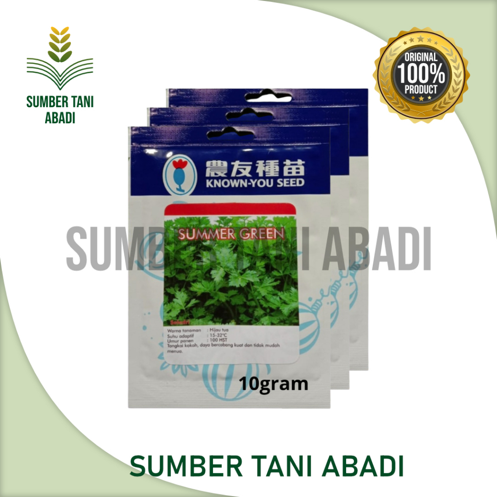 BENIH SELEDRI SUMMER GREEN - BENIH SELEDRI - 10GR - KNOWN YOU SEED