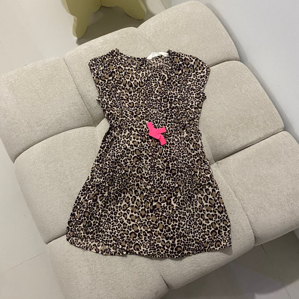 dress leopard h&m 4 tahun