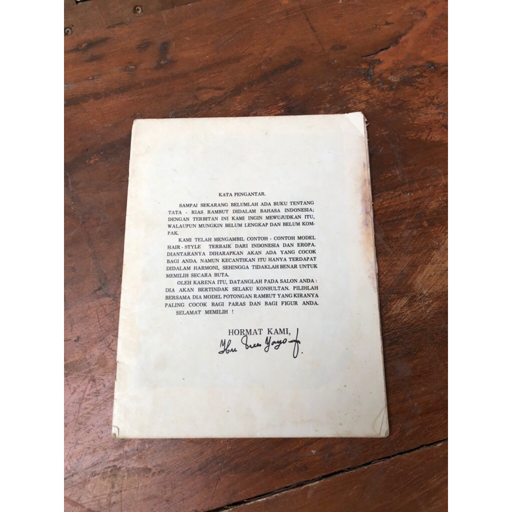 Buku jadul model tata rambut jadul