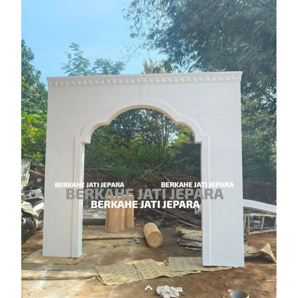 GAPURA WEDDING TERBARU/GAPURA PELAMINAN TRIPLEK/BACKDROP GAPURA PELAMINAN