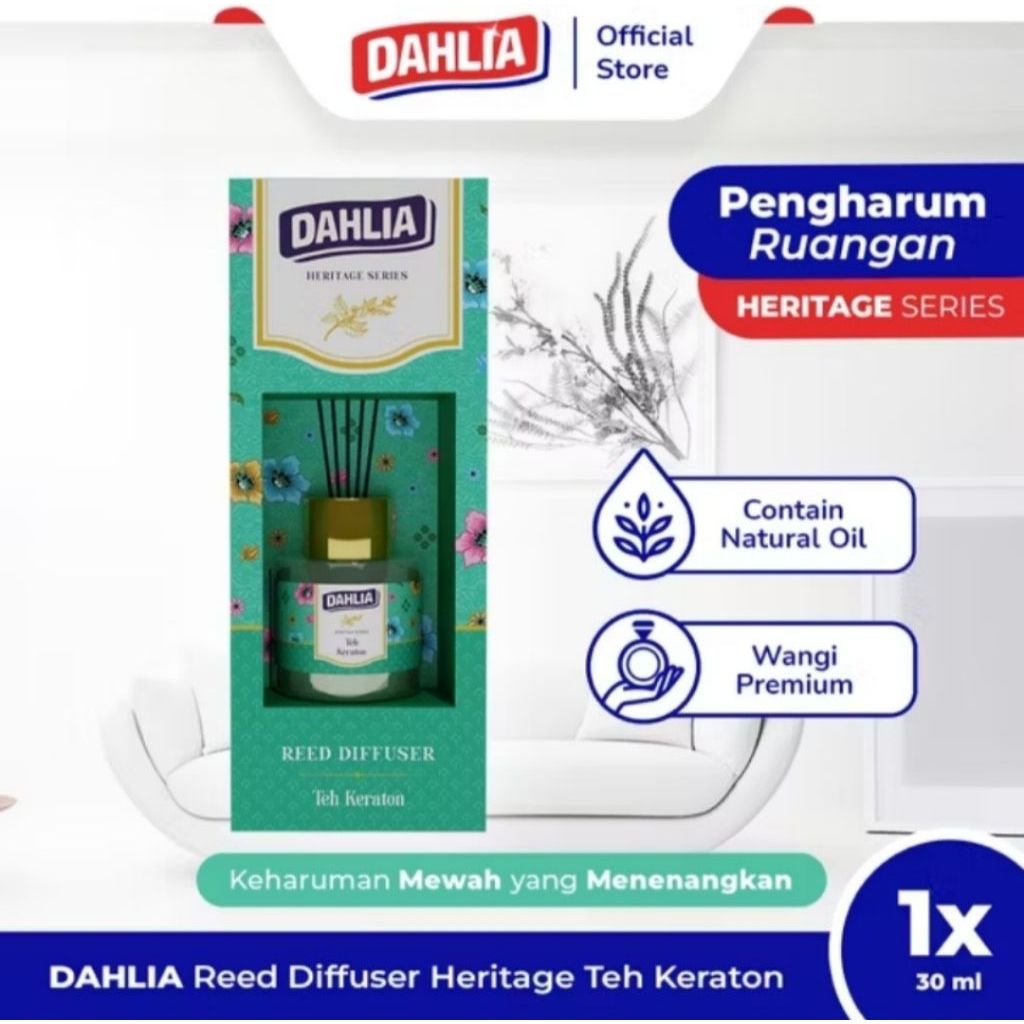 DAHLIA REED DIFFUSER 30 ml Teh Kraton
