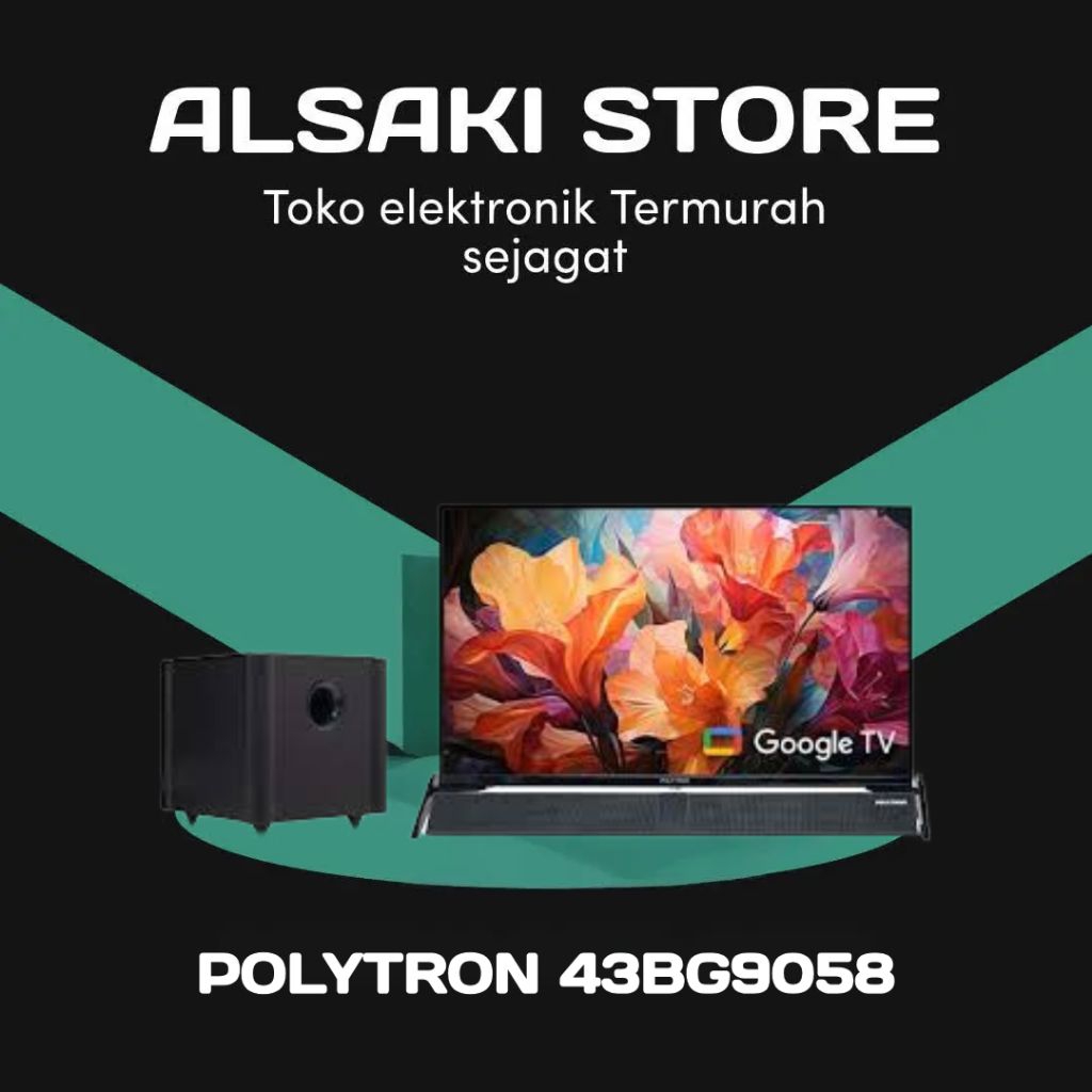 POLYTRON 43BG9058 FHD GOOGLE TV SOUNDBAR 43 inch
