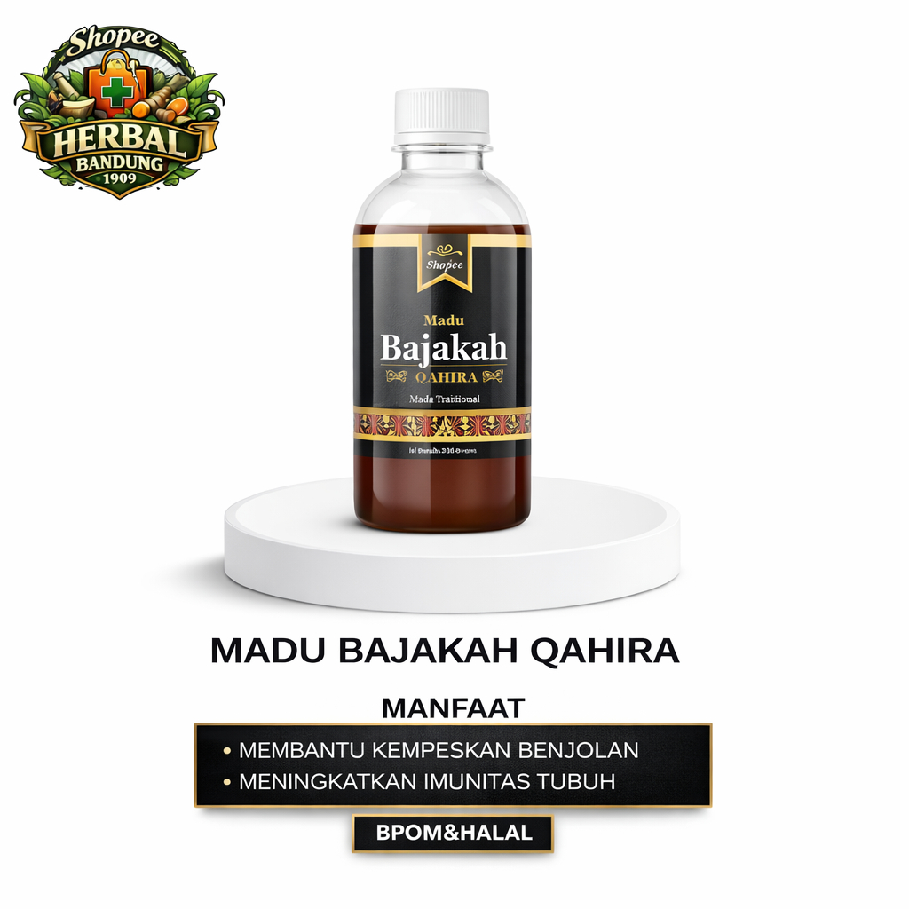 Qahira Obat Herbal Madu Bajakah Atasi Benjolan Leher Lipoma Kista Asli Original