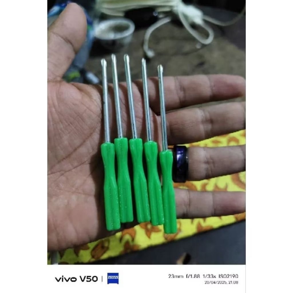 Obeng Kecil Kembang Bunga plus + Mini