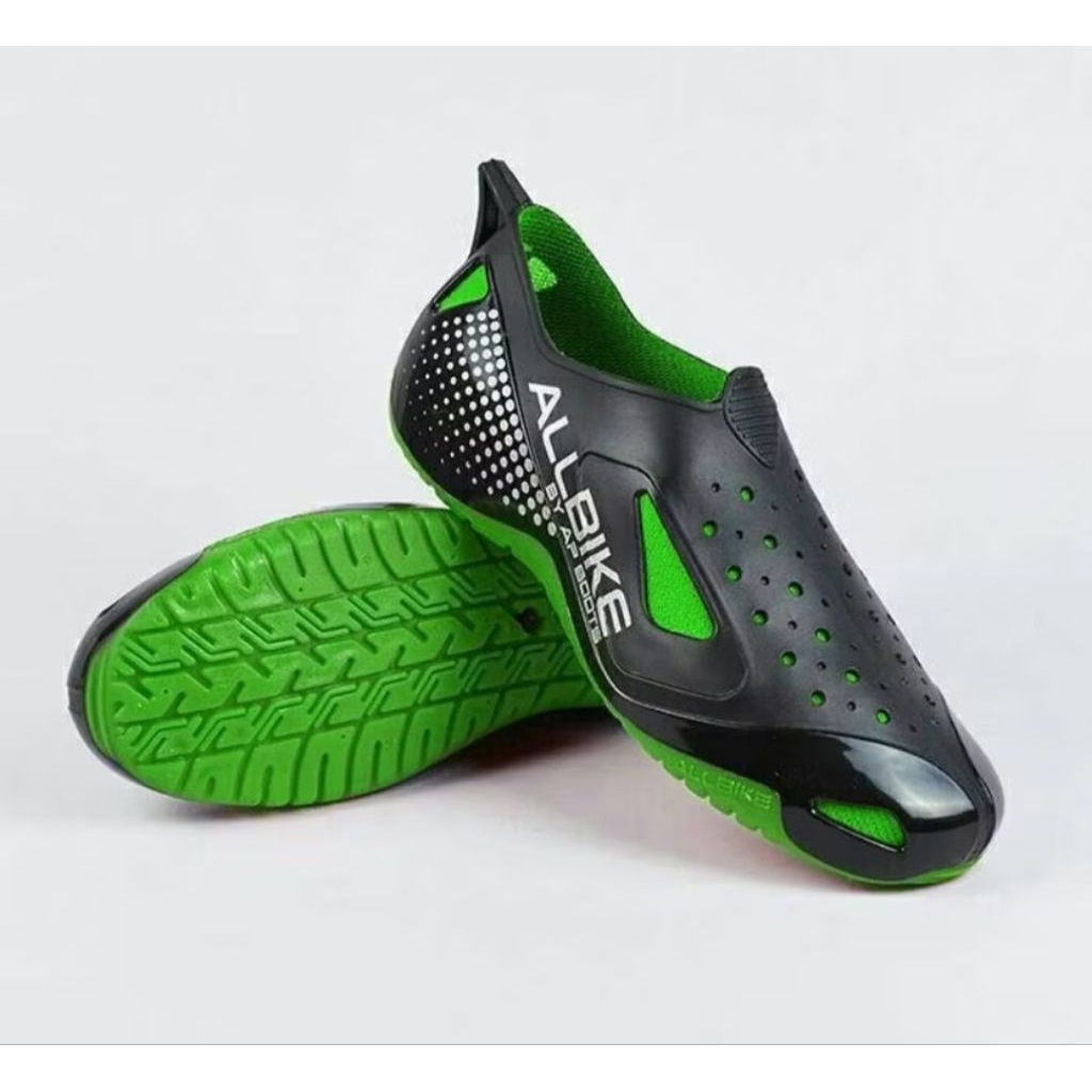Ap Boots All Bike Hijau Sepatu Bersepeda/Mancing Allbike Original Anti Slip/Anti air