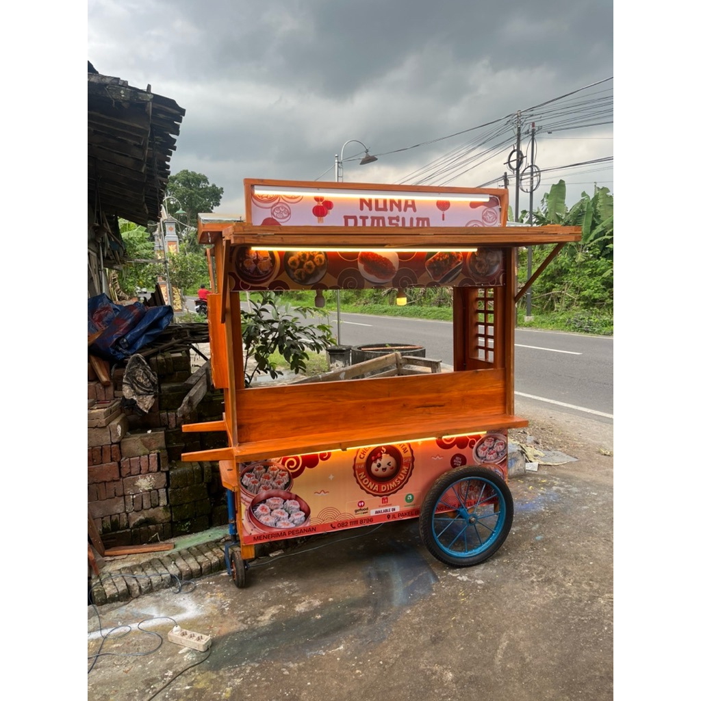 gerobak dimsum mentai gerobak jepang booth custom dimsum