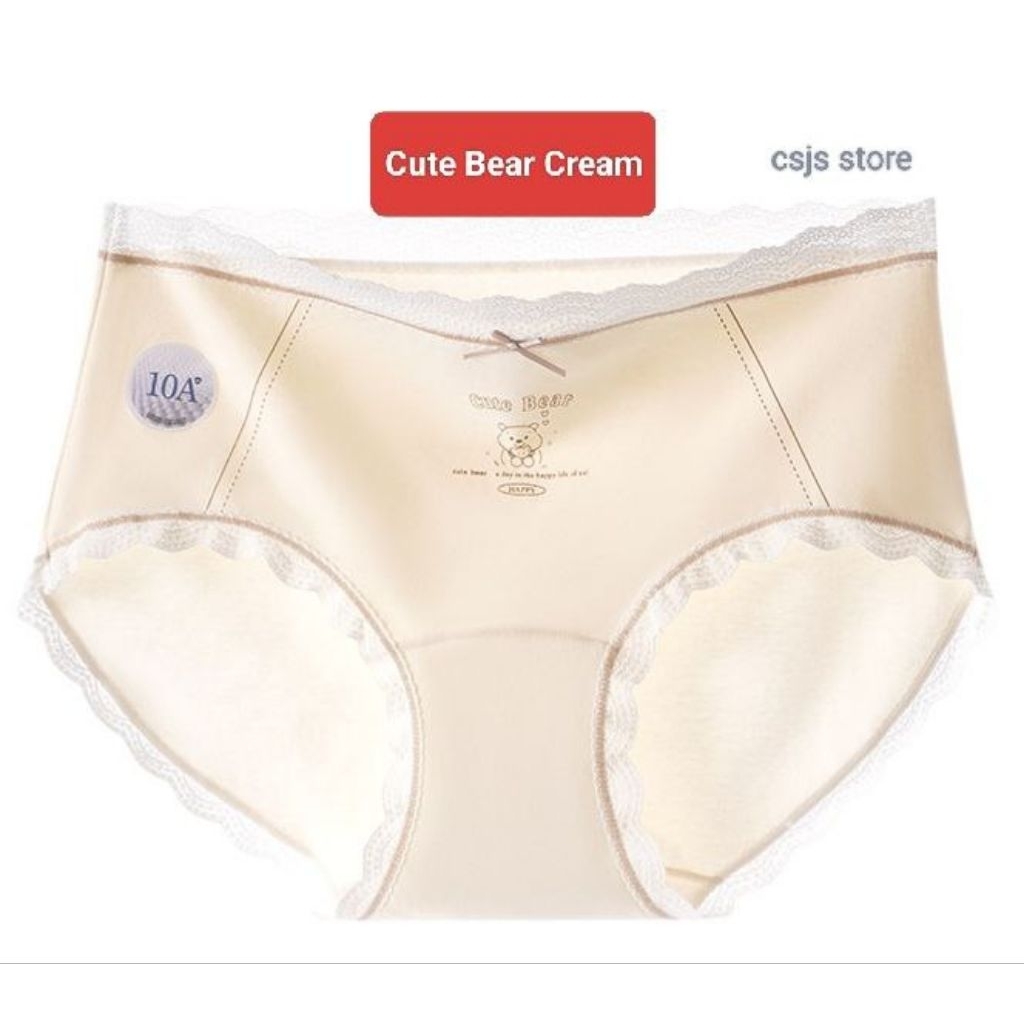 cd wanita katun kapas murni sutra super jumbo 70 kg - 110 kg anti bakteri celana dalam import premiu