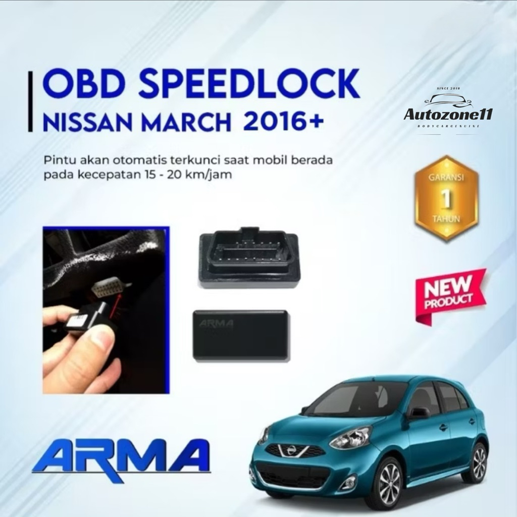 OBD Speedlock Otomatis Nissan March 2016 Up