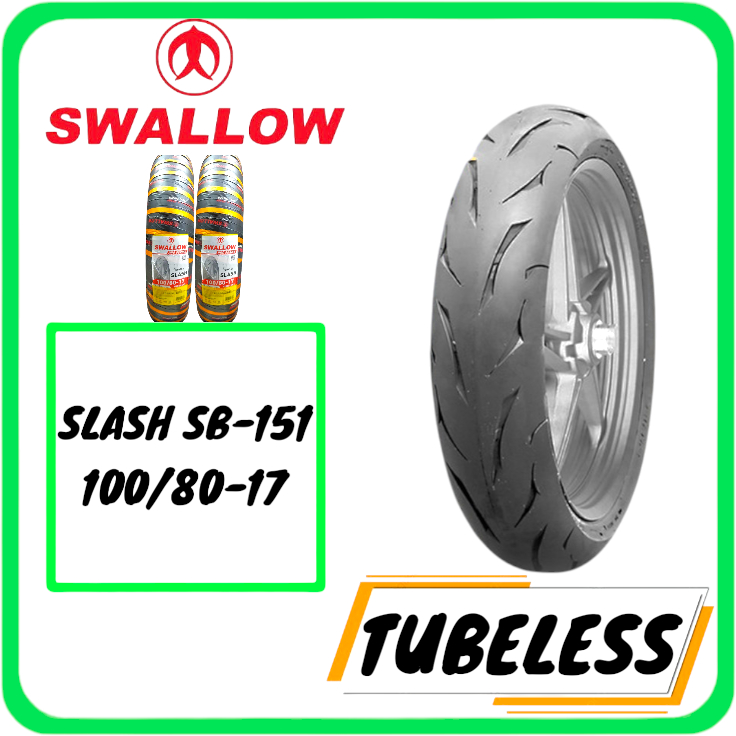 BAN TUBELESS SWALLOW SLASH SB-151 100/80-17