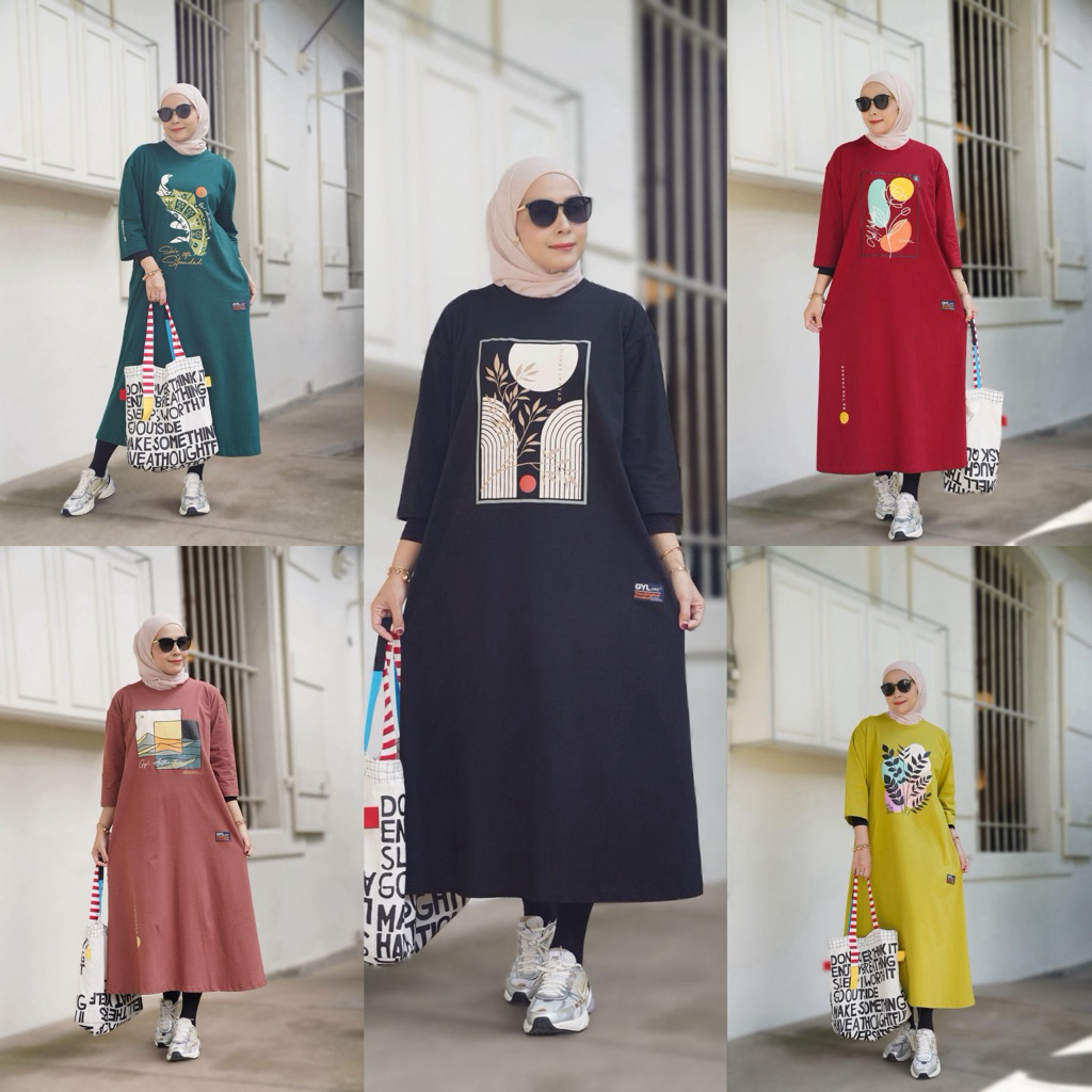 midi dress oversize gyl authentic original