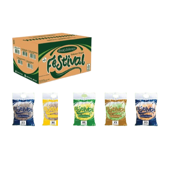 Snack Festival Stik Balado 1 Dus ( 5pcs)  - Cemilan Snack Aneka Rasa