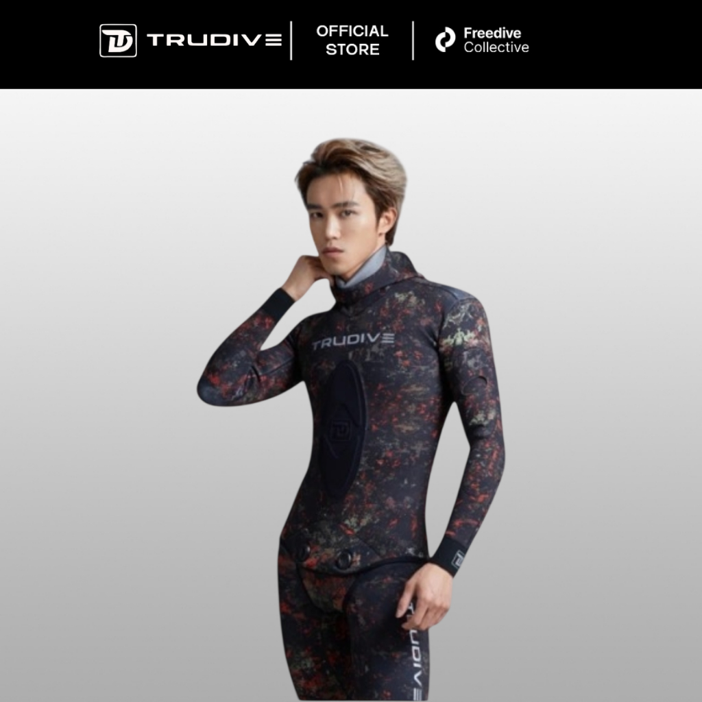 TruDive Men's Spearfishing Suit 3mm / Pakaian Wetsuit Pria