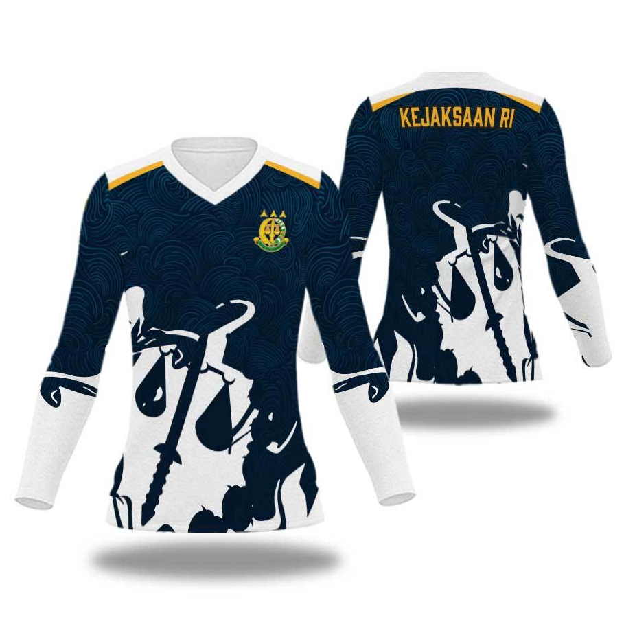 KEJAKSAAN Baju Kaos Jersey Polo Wanita Fullprint Custom Gratis pakai Nama