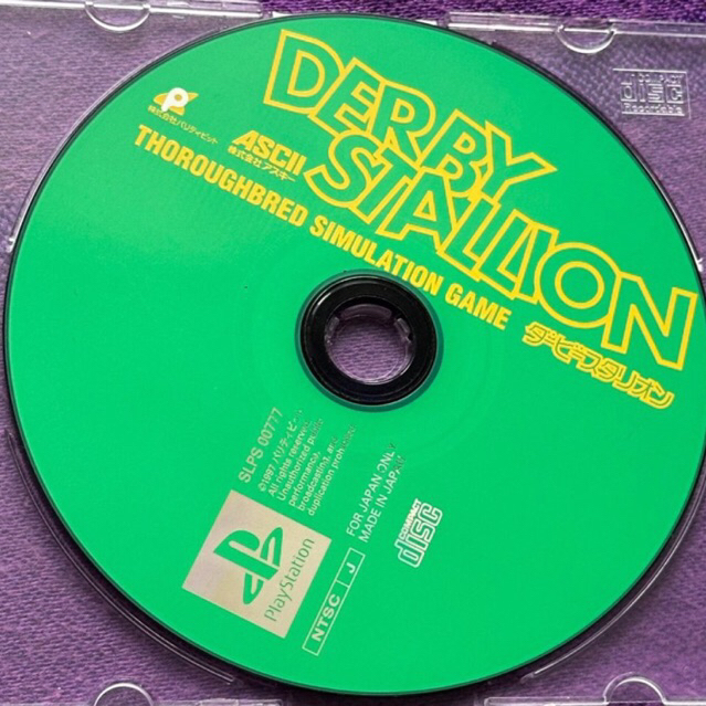 kaset ps1 ori japan derby stallion